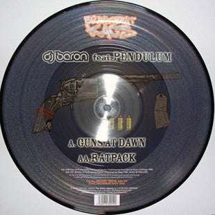 DJ Baron* Feat. Pendulum (3) : Guns At Dawn / Ratpack (12", Single, Pic)