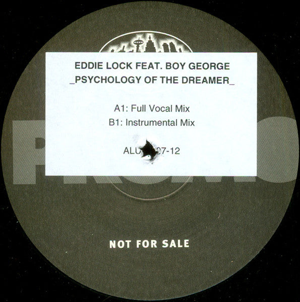 Eddie Lock Feat. Boy George : _Psychology Of The Dreamer_ (12", Promo)