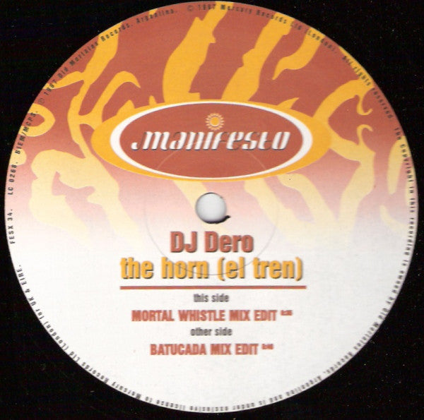 DJ Dero : The Horn (El Tren) (12")