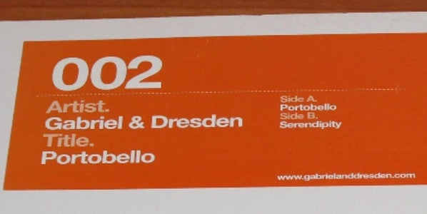 Gabriel & Dresden : Portobello (12")