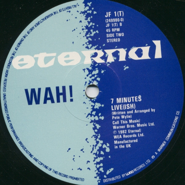 Wah! : The Story Of The Blues (12", Single)