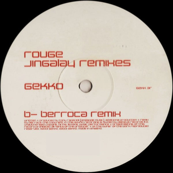 Rouge : Jingalay Remixes (12")