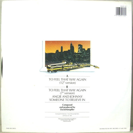 David Knopfler : To Feel That Way Again (12")