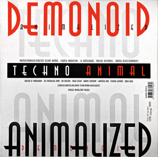 Techno Animal : Demonoid (12")