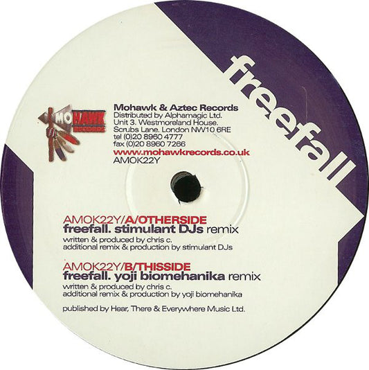 Chris C : Freefall (Stimulant DJs & Yoji Biomenchanika Remixes) (12")
