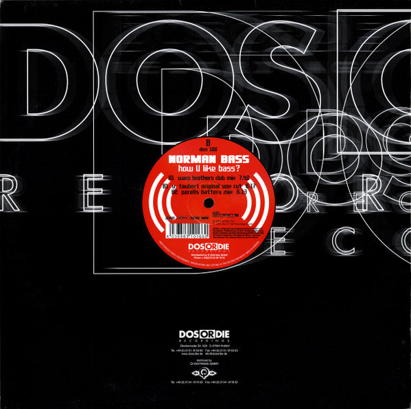 Norman Bass : How U Like Bass? (12")