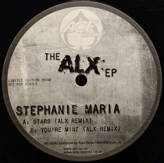 Stephanie Maria : The ALX EP (12", EP, Ltd, Promo)