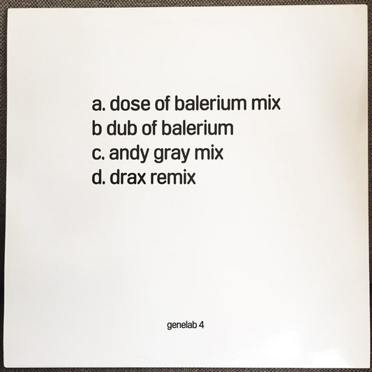 Genelab : Out Of My Head (The Mixes) (2x12", Promo)