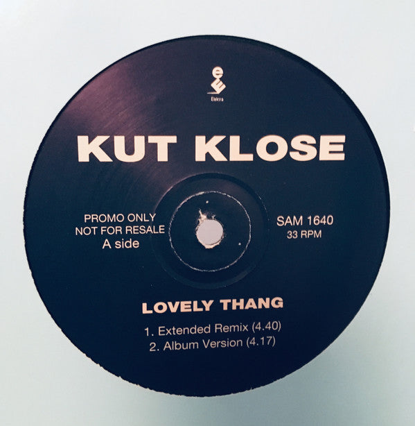 Kut Klose : Lovely Thang (12", Promo)