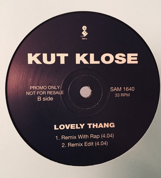 Kut Klose : Lovely Thang (12", Promo)