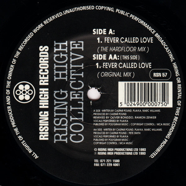 Rising High Collective : Fever Called Love (12")