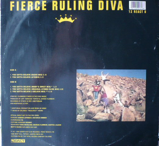 Fierce Ruling Diva : You Gotta Believe (12")