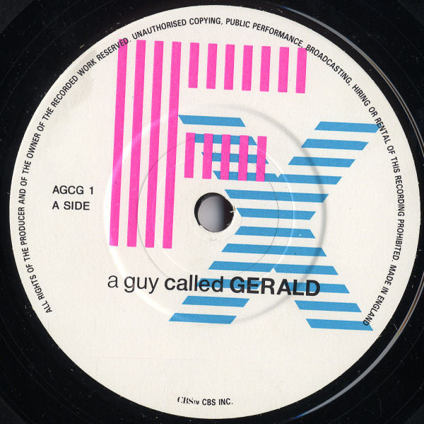 A Guy Called Gerald : FX / Eyes Of Sorrow (7", Single)