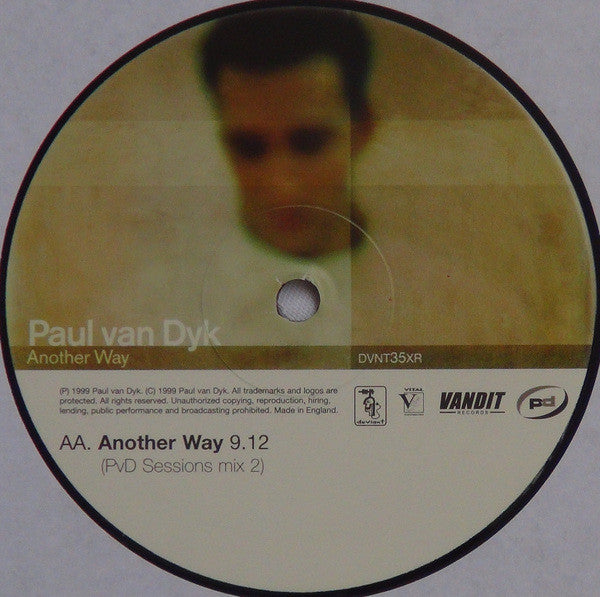 Paul van Dyk : Another Way (PvD Sessions Mixes 1 & 2) (12")