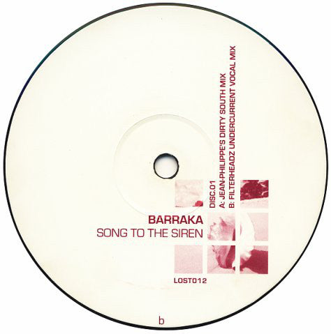 Barraka : Song To The Siren (12", 1/2)
