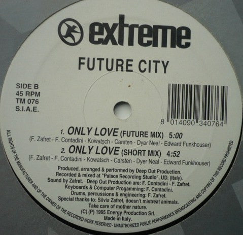 Future City : Only Love (12")