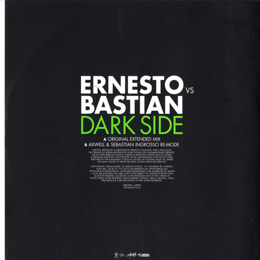Ernesto vs. Bastian : Dark Side (12")
