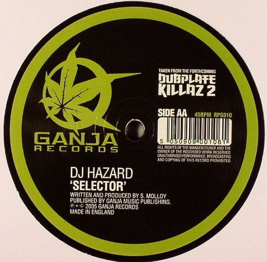 DJ Hazard : Use Your Brain / Selector (12")