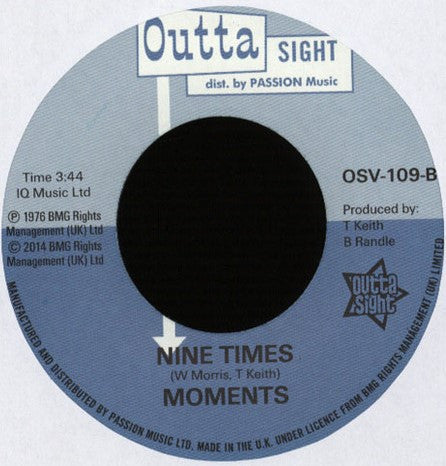 Moments* : I've Got The Need (7", Ltd)
