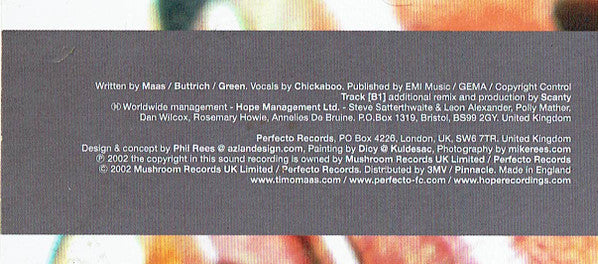 Timo Maas Feat. MC Chickaboo : Shifter (12")