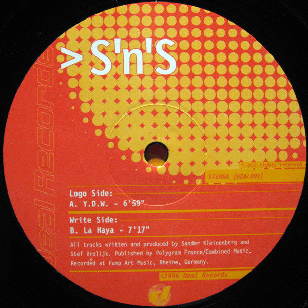 S 'N' S : Y.D.W. (12")