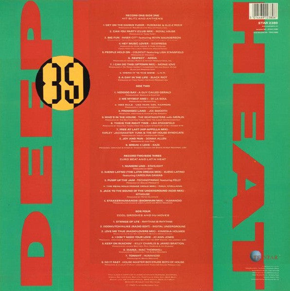 Various : Deep Heat '89 - Fight The Flame (2xLP, Comp, Dam)