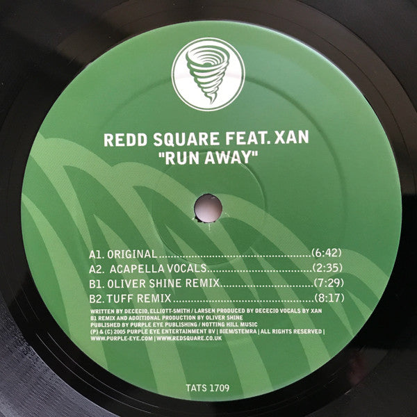 Redd Square Feat. Xan : Run Away (12")