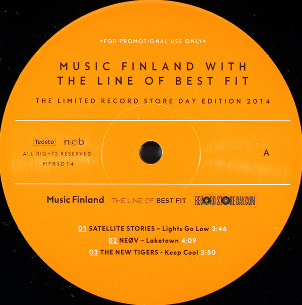 Various : Music Finland With The Line Of Best Fit - The Limited Record Store Day Edition 2014 (10", RSD, Ltd, Promo, Smplr)