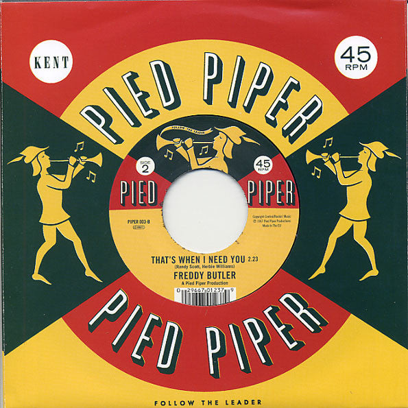 September Jones / Freddy Butler : Voo Doo Madamoiselle / That's When I Need You (7", Single)