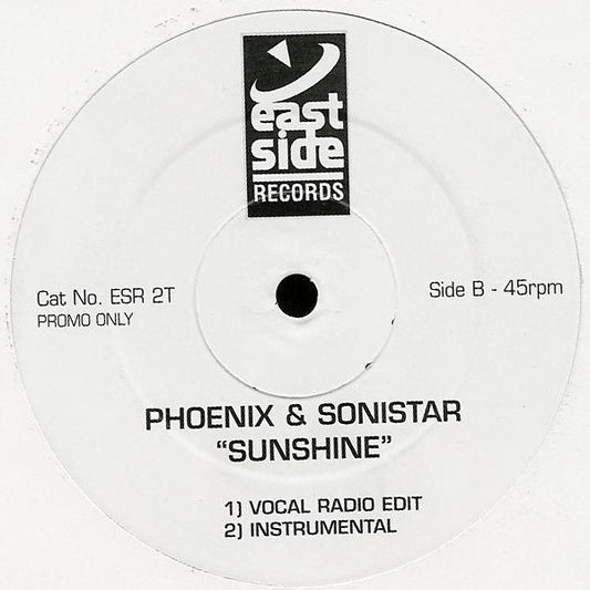 DJ Phoenix & Sonistar : "Sunshine" (12", Promo)