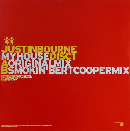 Justin Bourne : My House (12", 1/2)