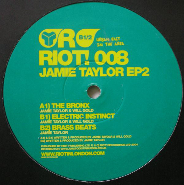 Jamie Taylor : Jamie Taylor EP2 (12", EP)