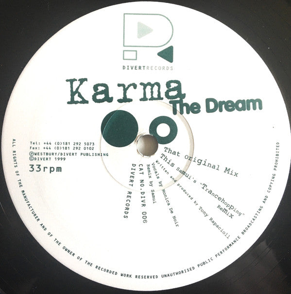 Karma (36) : The Dream (12")