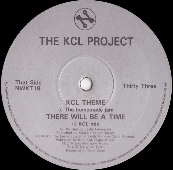 The KCL Project* : KCL Theme / There Will Be A Time / More Love (12")