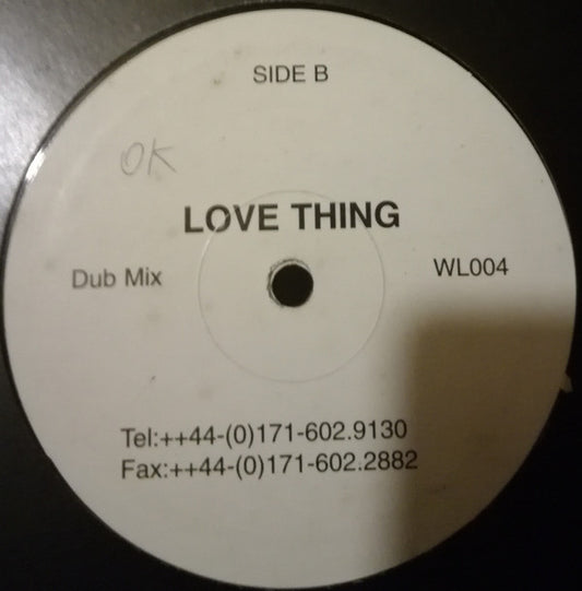 Gamma* : Love Thing (10")