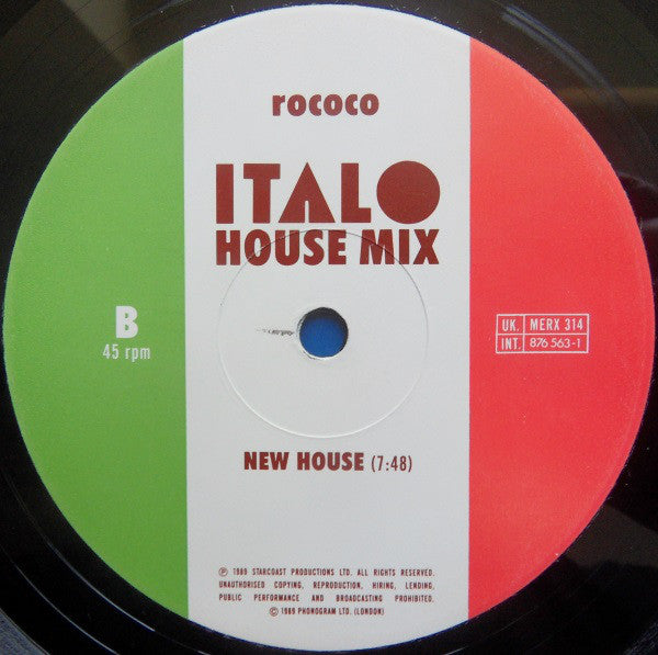 Rococo : Italo House Mix (12")