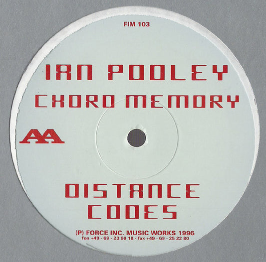 Ian Pooley : Chord Memory (12")