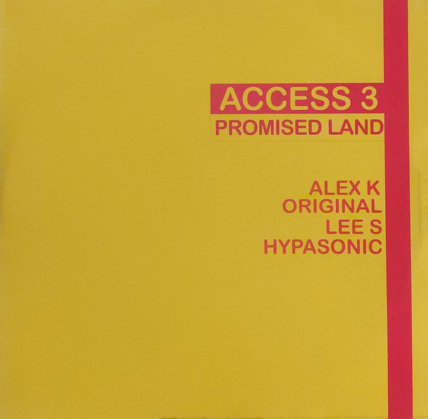 Access 3 : Promised Land (2x12", Promo)