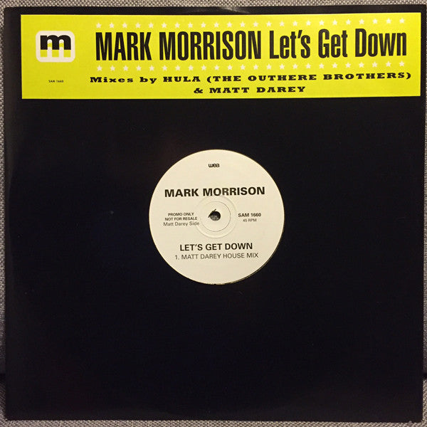 Mark Morrison : Let's Get Down (12", Promo)