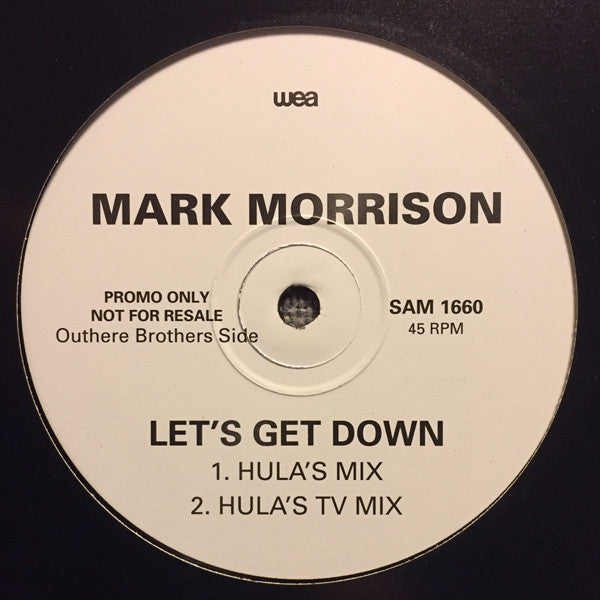 Mark Morrison : Let's Get Down (12", Promo)