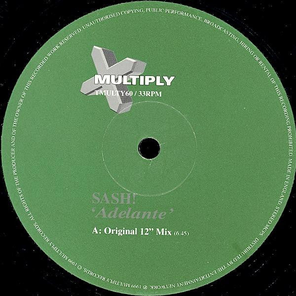 Sash! : Adelante (12")