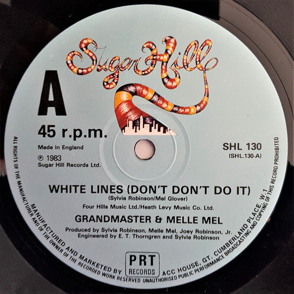 Grandmaster & Melle Mel* : White Lines (Don't Don't Do It) (12", 4 t)