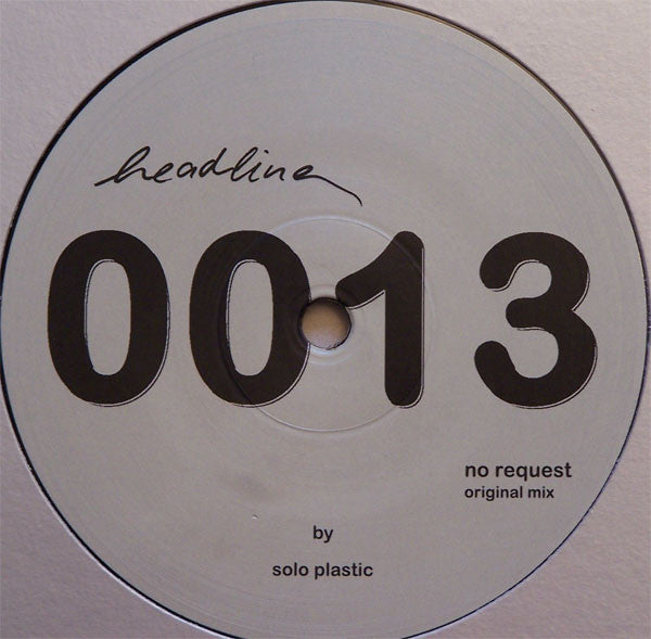 Solo Plastic : No Request (12")