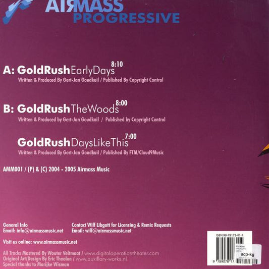 Goldrush (3) : Early Days (12")