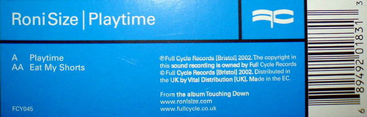Roni Size : Playtime / Eat My Shorts (12", Single)