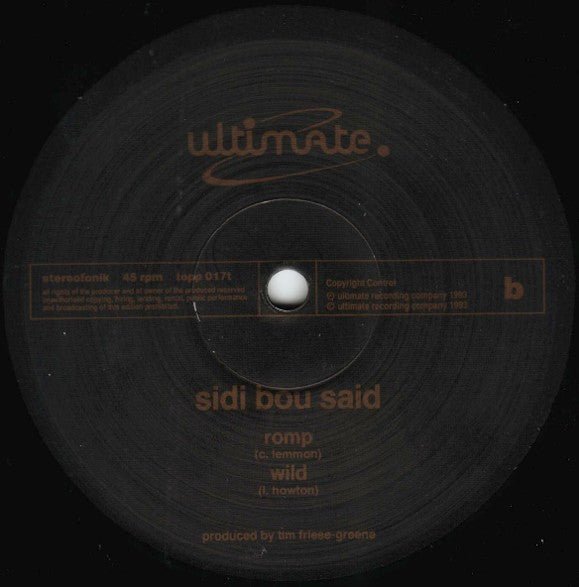 Sidi Bou Said : Three Sides (12")