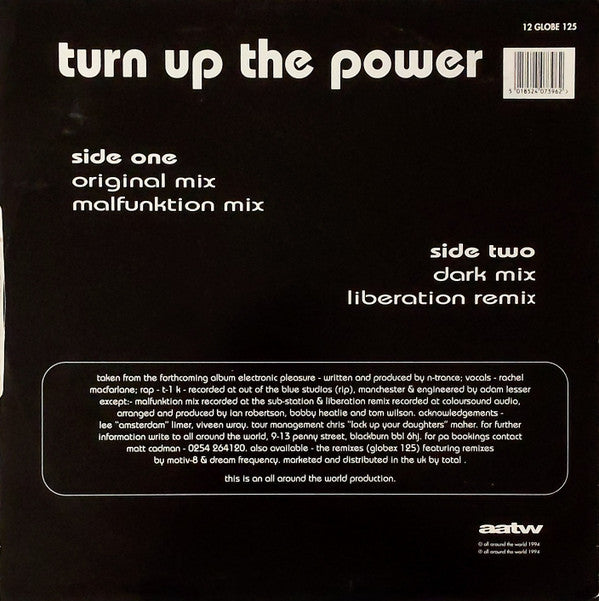 N-Trance : Turn Up The Power (12")