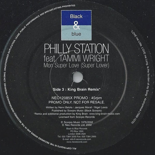 Philly Station : Mon Super Love (Super Lover) (12", Promo)