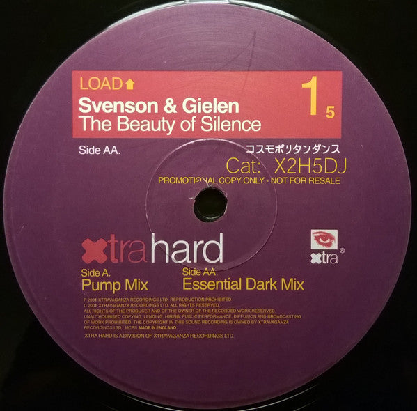Svenson & Gielen : The Beauty Of Silence (12", Promo)