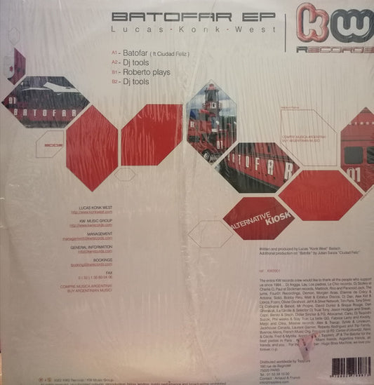 Konk West : Batofar EP (12", EP)